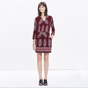 Madewell Silk lassi Flower dress